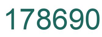Number 178690 green image