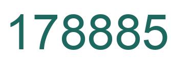 Number 178885 green image