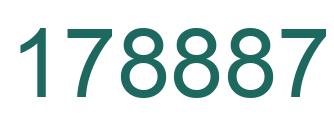Number 178887 green image