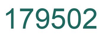 Number 179502 green image