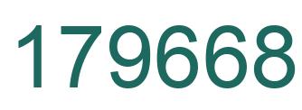 Number 179668 green image