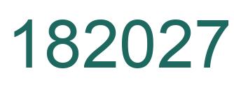 Número 182027 imagen verde