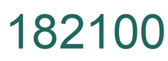 Número 182100 imagen verde