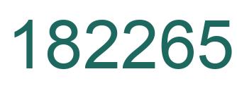 Número 182265 imagen verde