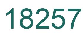 Número 18257 imagen verde