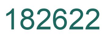 Number 182622 green image