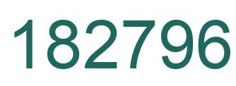 Number 182796 green image