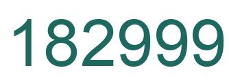 Número 182999 imagen verde