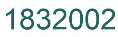 Number 1832002 green image