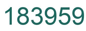 Number 183959 green image