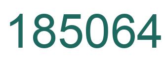 Número 185064 imagen verde