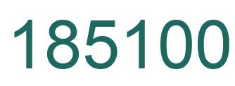 Número 185100 imagen verde