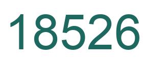 Number 18526 green image