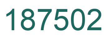 Número 187502 imagen verde