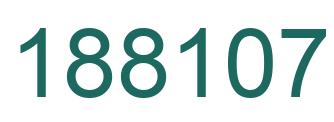 Number 188107 green image