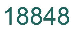 Number 18848 green image