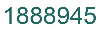 Número 1888945 imagen verde