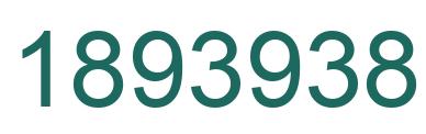 Number 1893938 green image