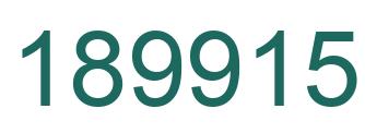 Number 189915 green image