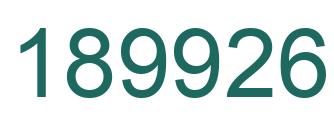 Number 189926 green image