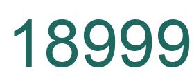 Número 18999 imagen verde