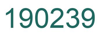 Número 190239 imagen verde