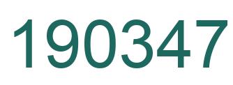 Número 190347 imagen verde