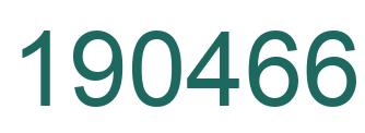 Number 190466 green image