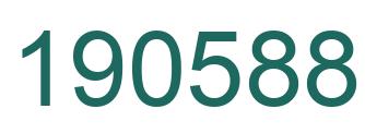 Number 190588 green image