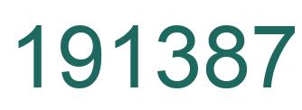 Número 191387 imagen verde
