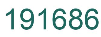 Number 191686 green image