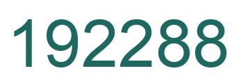 Number 192288 green image