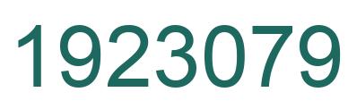 Number 1923079 green image