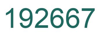 Número 192667 imagen verde