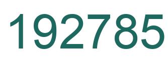 Número 192785 imagen verde