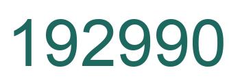 Number 192990 green image
