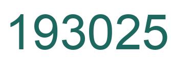 Número 193025 imagen verde