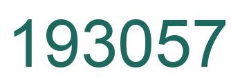 Number 193057 green image