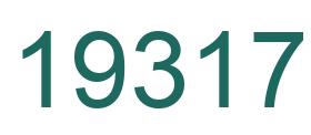 Number 19317 green image