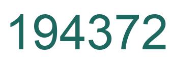 Number 194372 green image