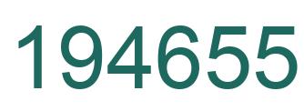 Number 194655 green image