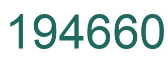 Number 194660 green image