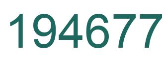 Número 194677 imagen verde