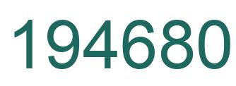 Número 194680 imagen verde