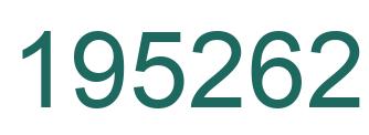 Number 195262 green image
