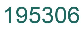 Number 195306 green image