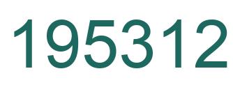 Number 195312 green image