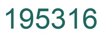 Número 195316 imagen verde
