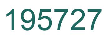 Número 195727 imagen verde