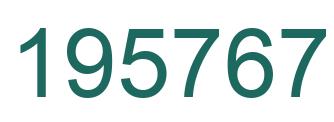 Número 195767 imagen verde